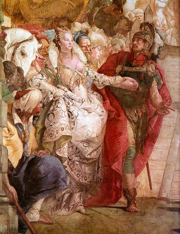 Giovanni Battista Tiepolo The Meeting of Anthony and Cleopatra china oil painting image